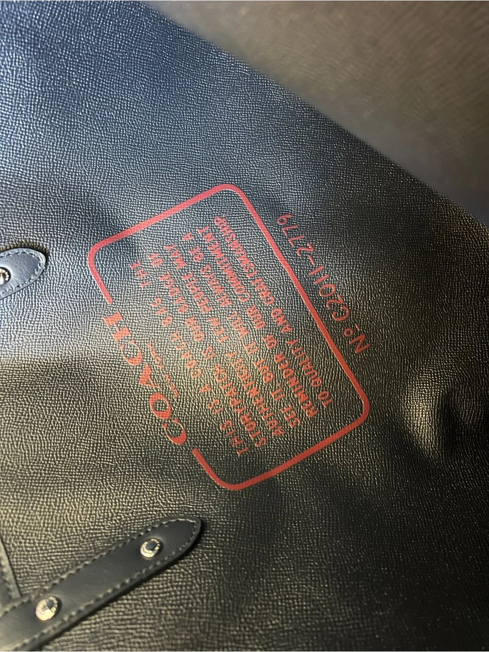 Coach Watermelon Reversible Black Tote
